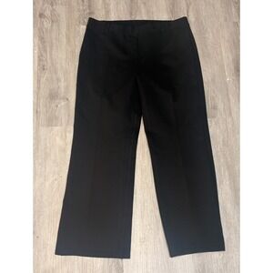 Quince Ultra-Stretch Ponte Bootcut Pants Black Sz XL Petite